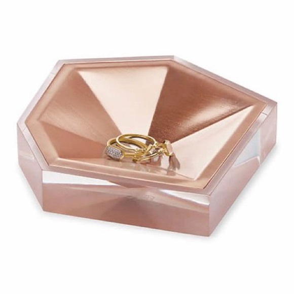 Kendra Scott 14K Rose Gold Plated Faceted RingDish